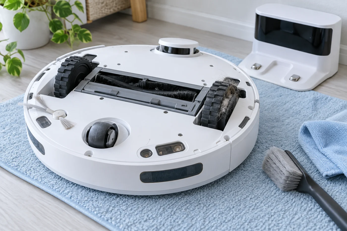 Dreame X40 Ultra docking failed because a drive wheel and navigation sensors need cleaning