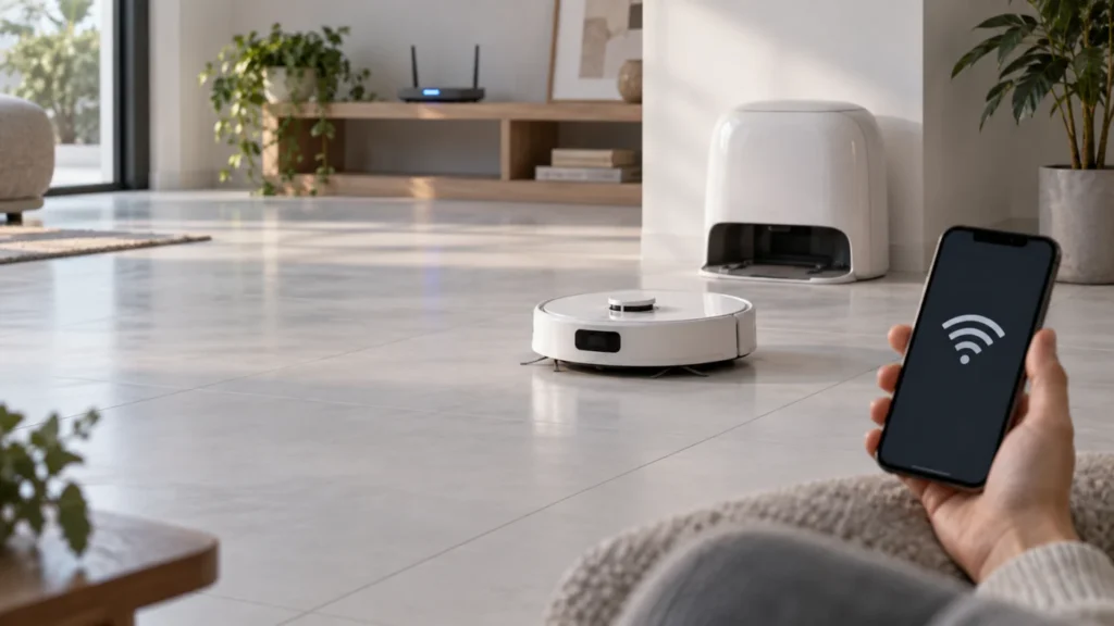 Roborock Qrevo Curv not connecting to Wi-Fi near a home router