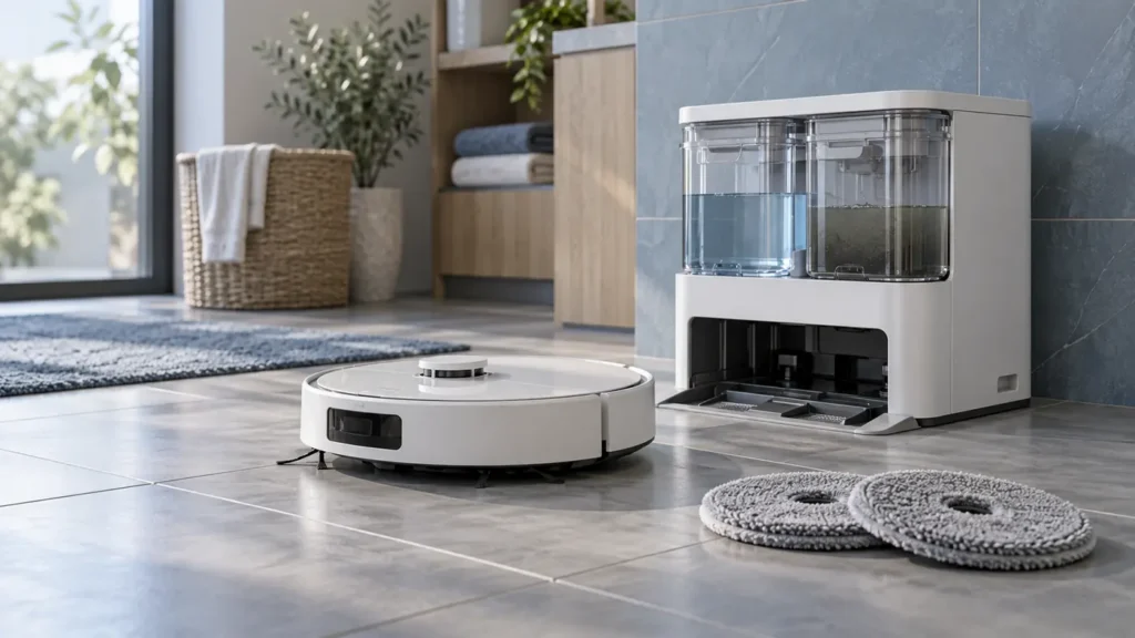 Roborock Q Revo troubleshooting: robot vacuum and dock